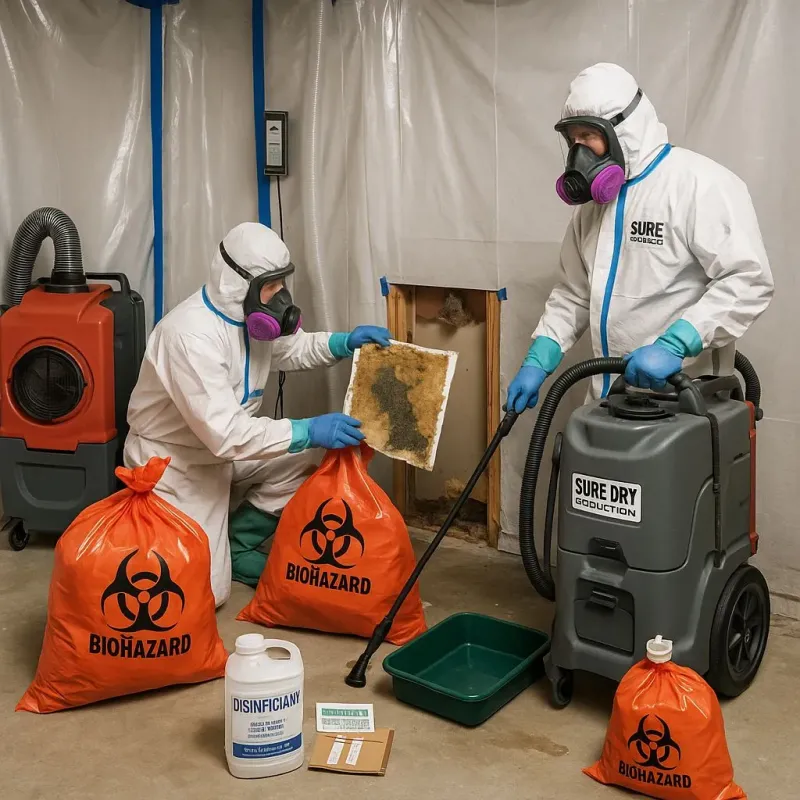Contaminated Water Handling Protocols process in Berwick, LA
