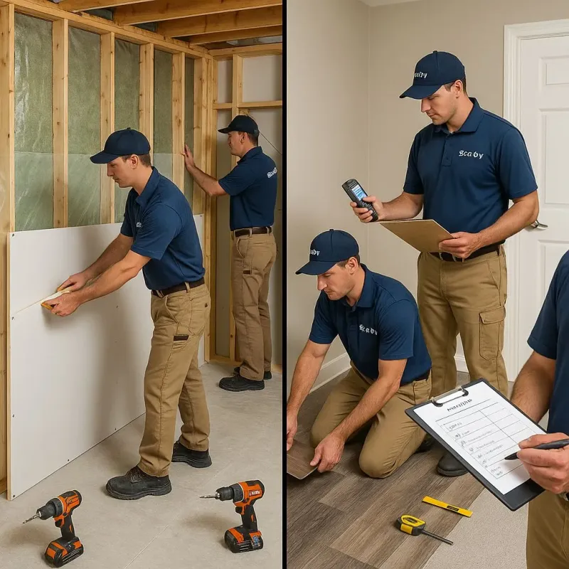 Repairs and Reconstruction process in Berwick, LA