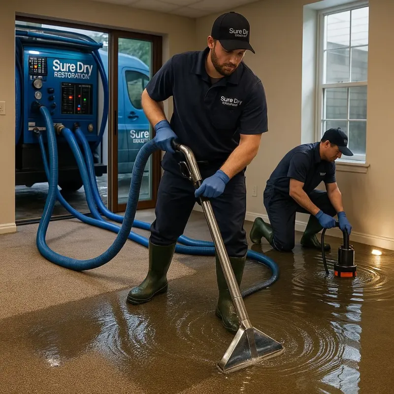 Water Extraction and Removal process in Berwick, LA